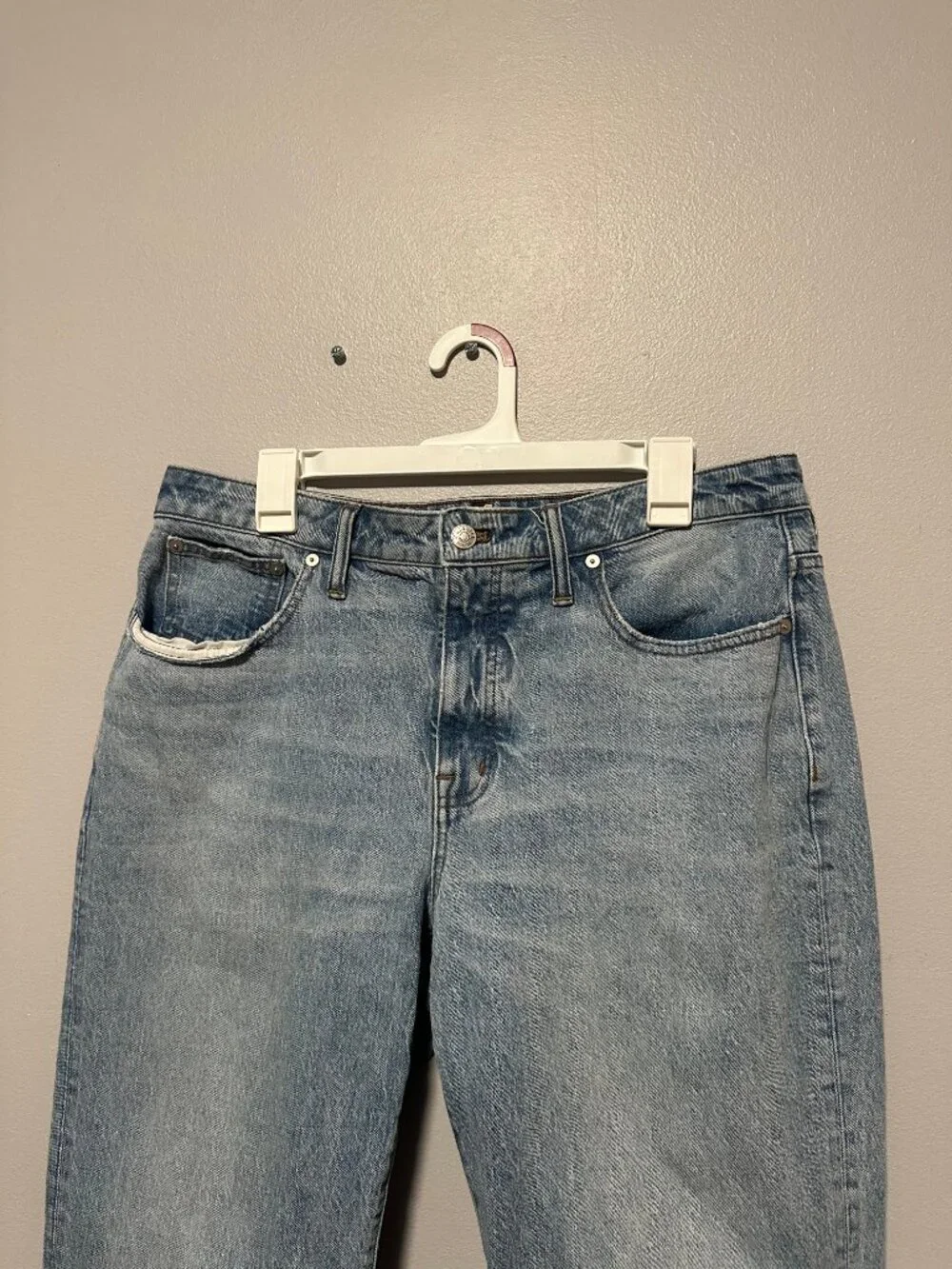 Madewell The Curvy Mid-Rise ’90s Straight Jean Light Wash 31 - Picture 6 of 14